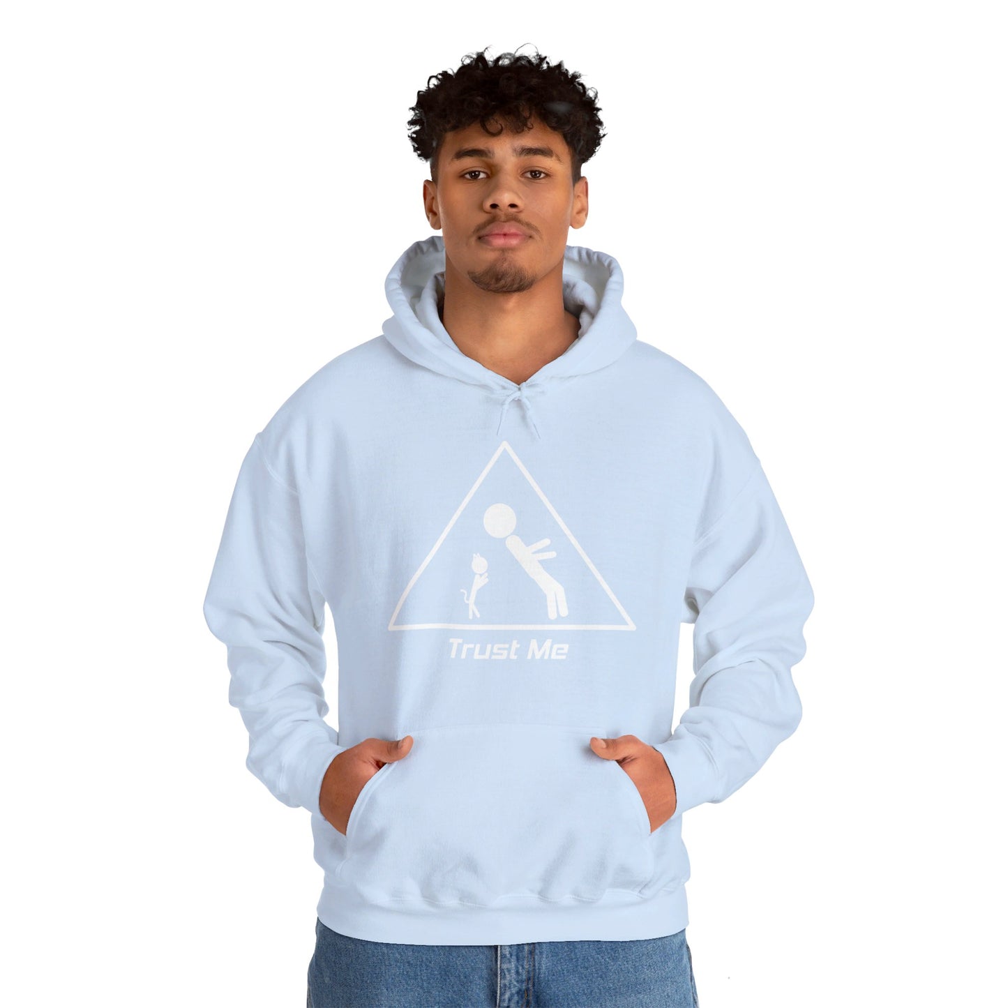 Blue Trustfall Hoodie