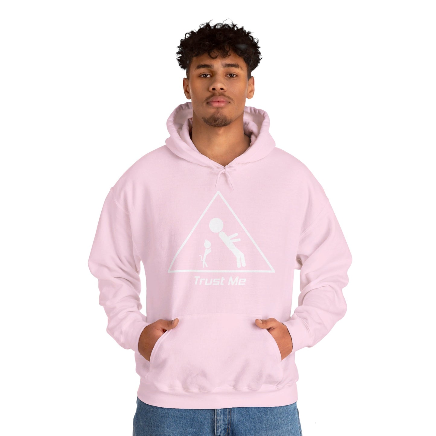 Pink Trustfall Hoodie