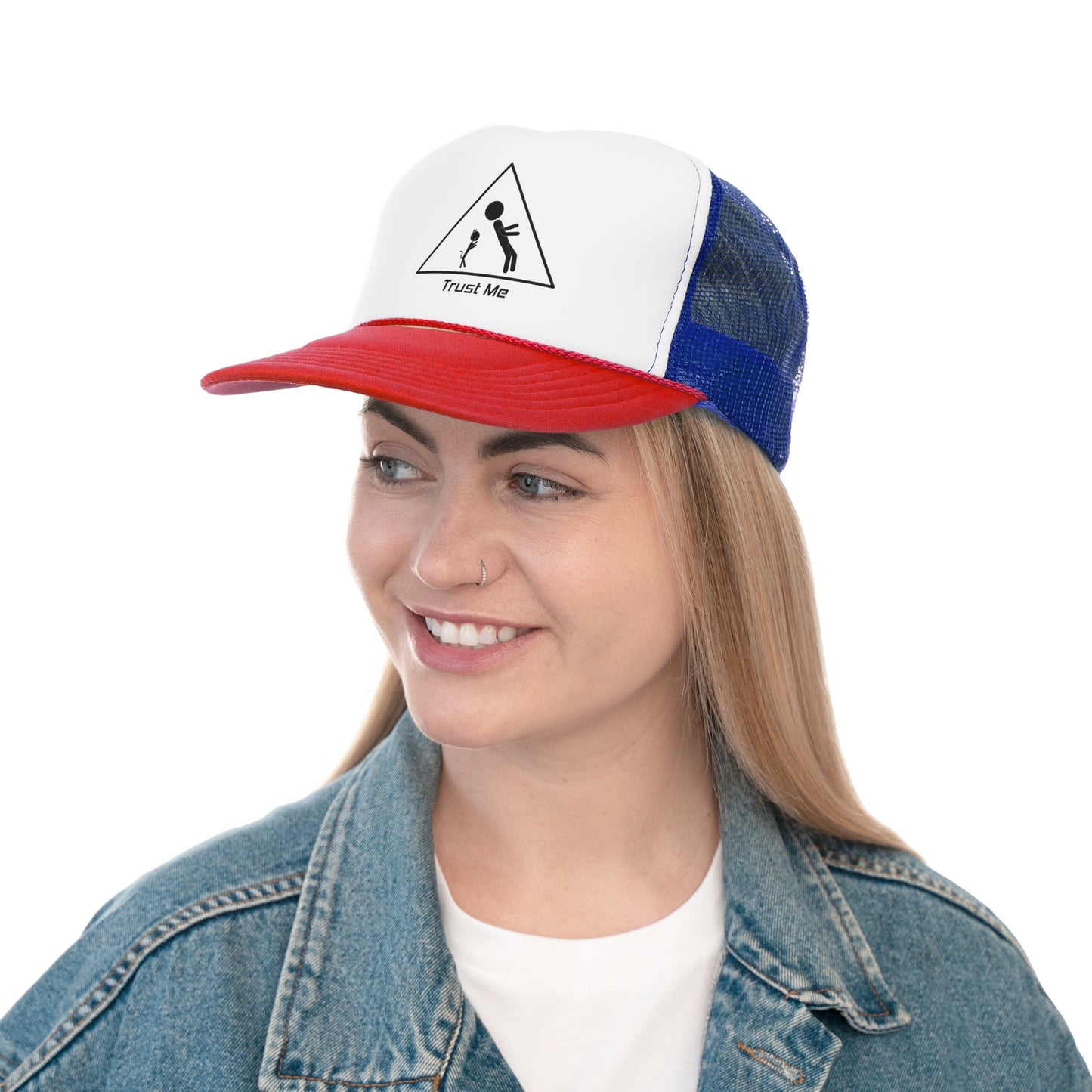 Trustfall Mesh Cap (Blue/Red)