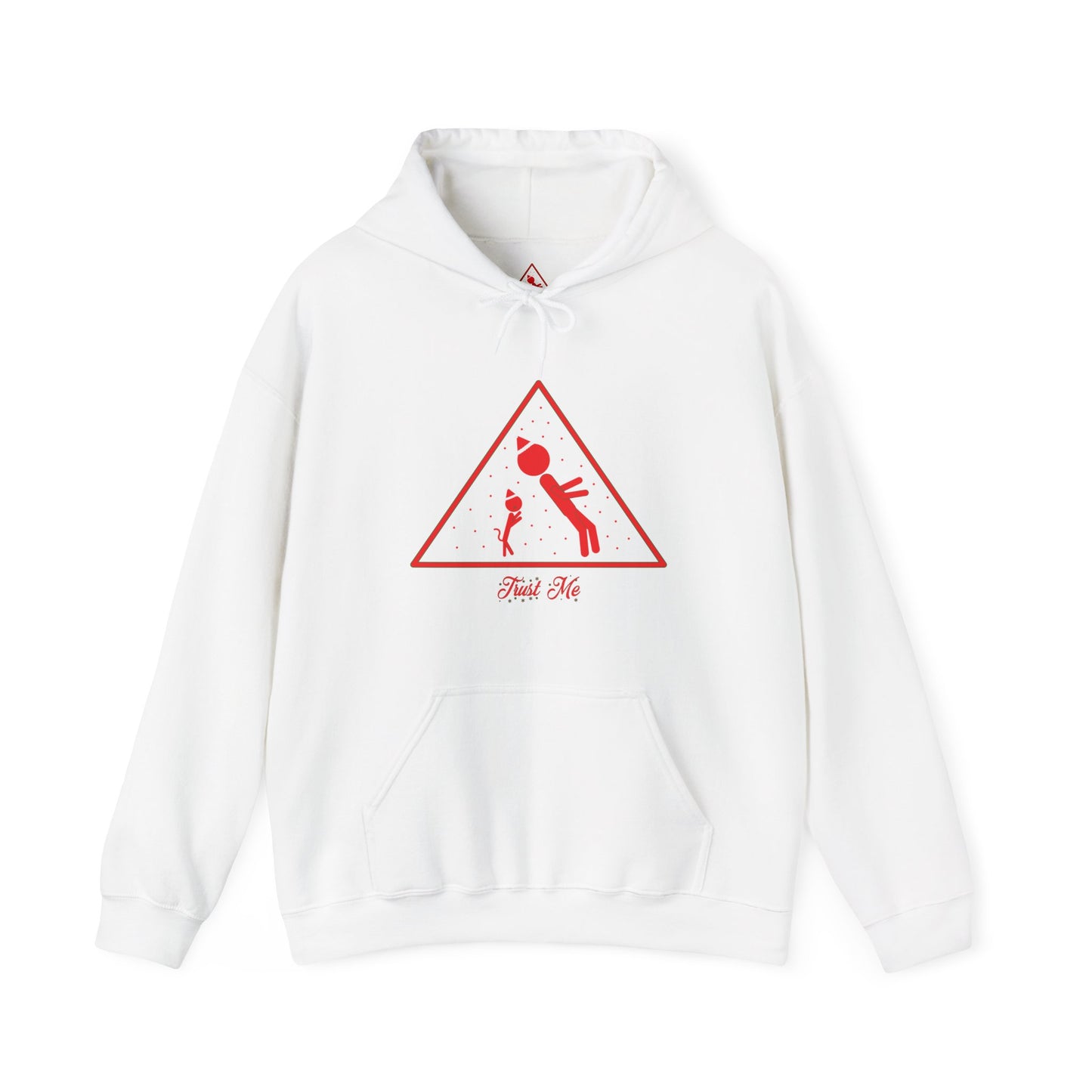 White Christmas Trust Fall Hoodie