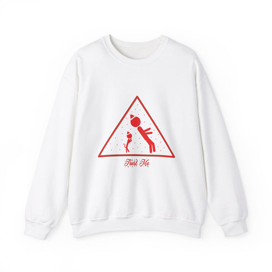 White Christmas Trust Fall Sweatshirt